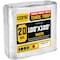 Core Tarps Heavy Duty Tarp, 100 ft L x 0.5 mm H x 100 ft W, 20 Mil, White, Polyethylene CT-704-100X100 - alternate 1